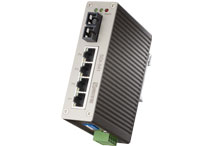 Compact 4-port Ethernet Fibre Switch